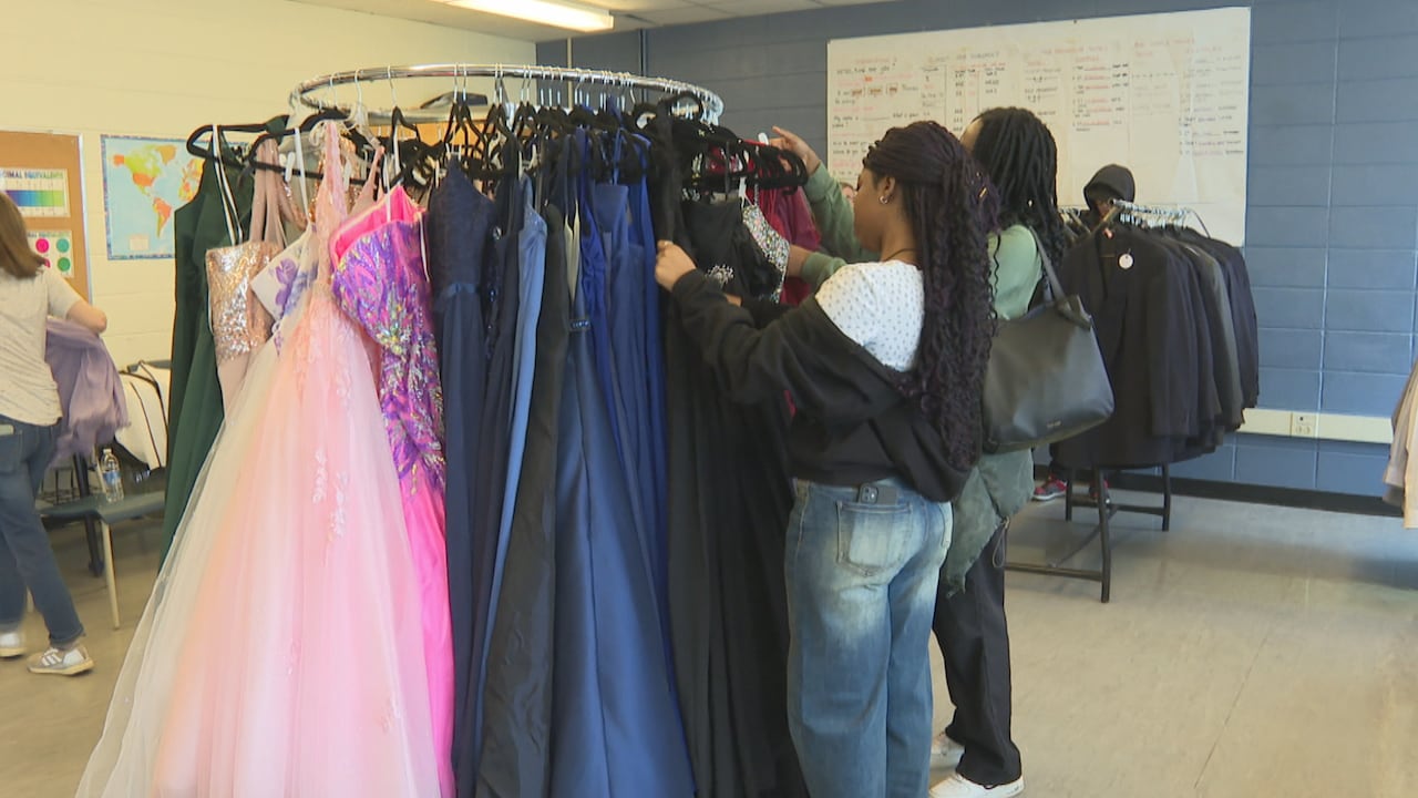 With free formal wear, this pop-up shop is helping make prom season more affordable
