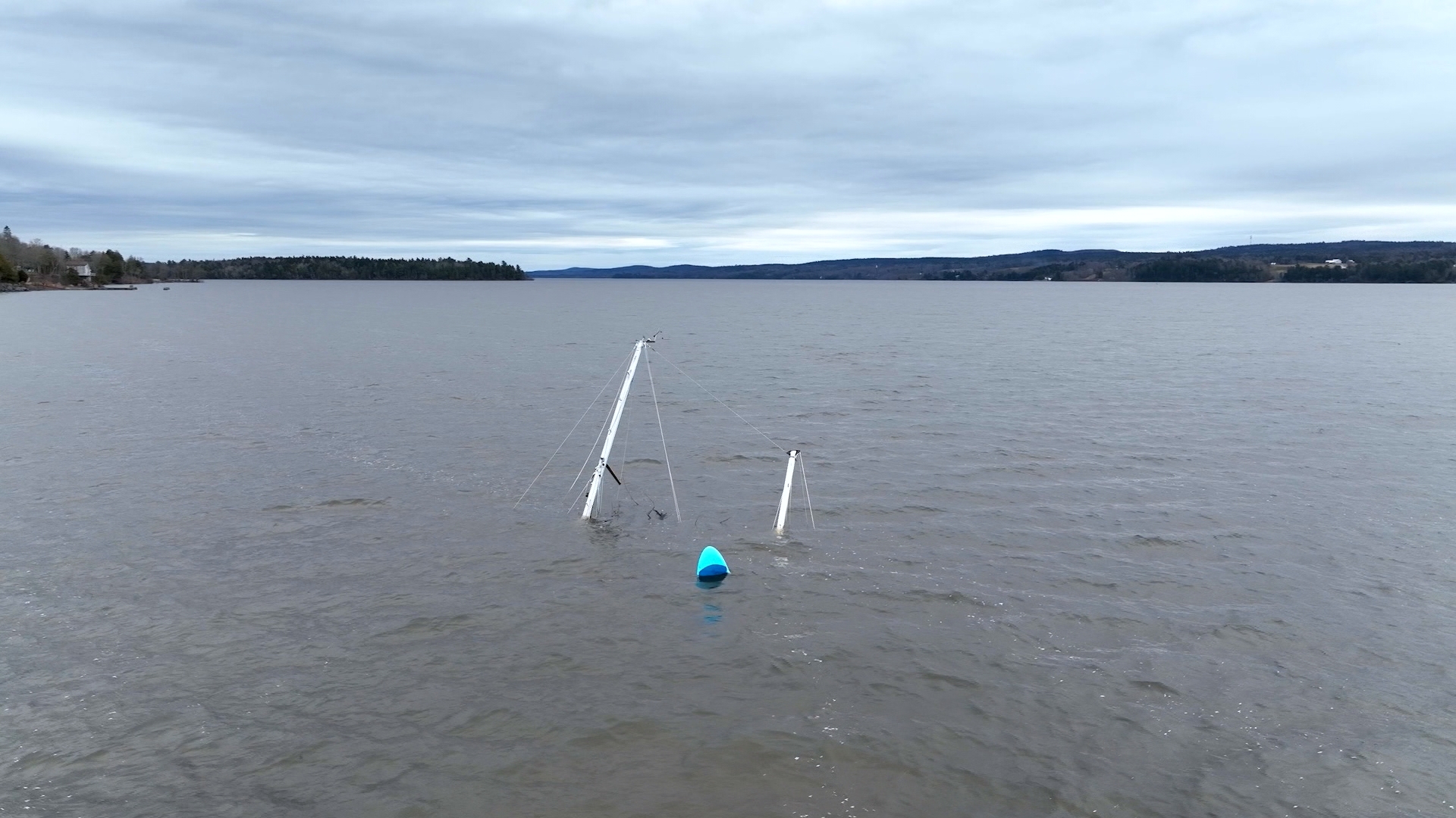 Not a Starship not afloat: Once stuck-in-ice vessel is now on bottom of St. John River Not a Starship not afloat: Once stuck-in-ice vessel is now on bottom of St. John River
