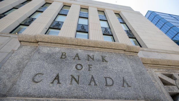 Exterior of the Bank of Canada in Ottawa.