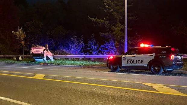 2 sent to hospital after hit-and-run collision in North York Saturday | CBC News