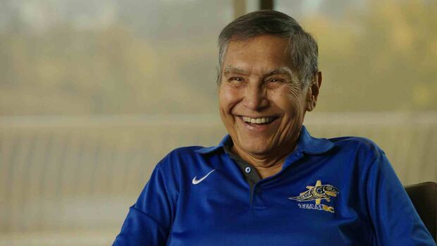 Alex Nelson, from the Musgamagw-Dzawada'enuxw First Nation, used soccer to overcome personal challenges and hardships in the residential school system