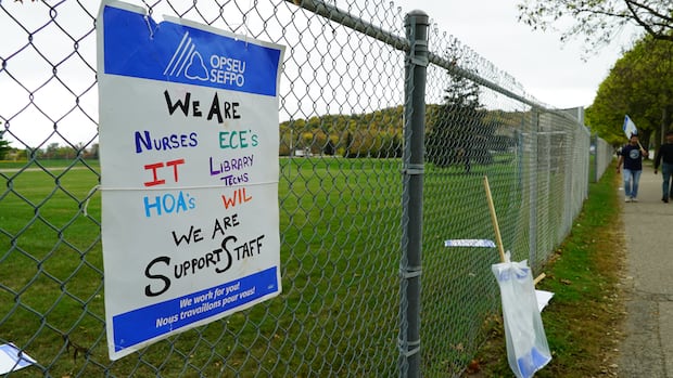 Part-time support staff at Ontario colleges set to hold strike vote next week | CBC News