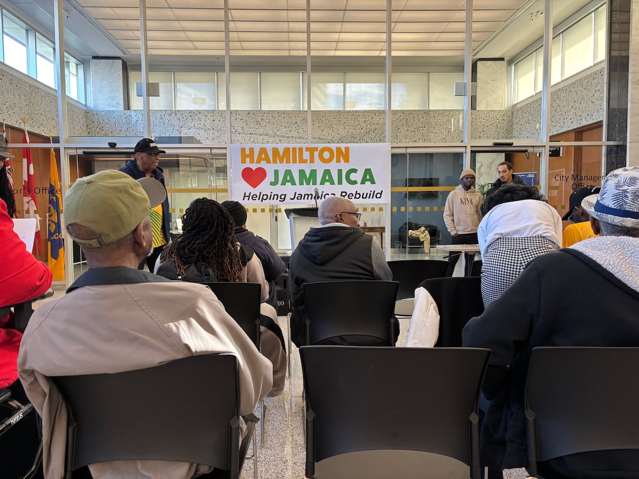 People beryllium   successful  chairs successful  beforehand   of a podium