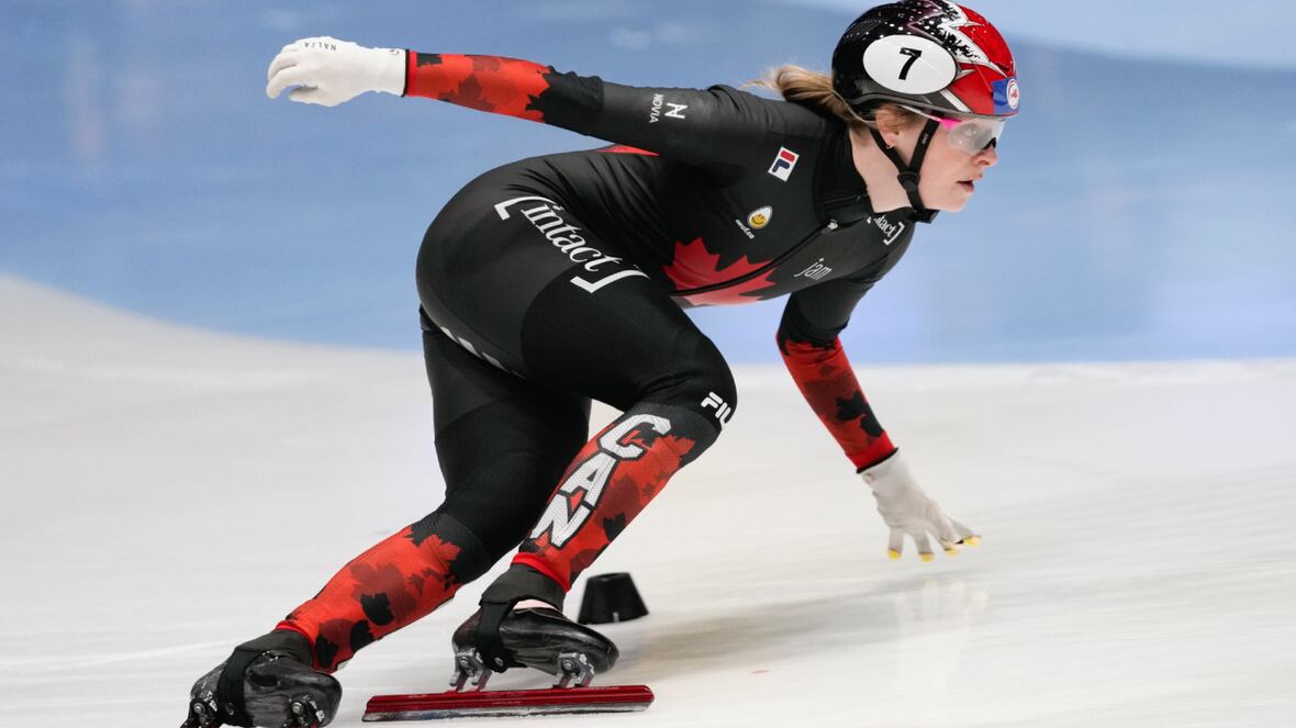 Canada captures short track mixed team relay World Tour gold on home