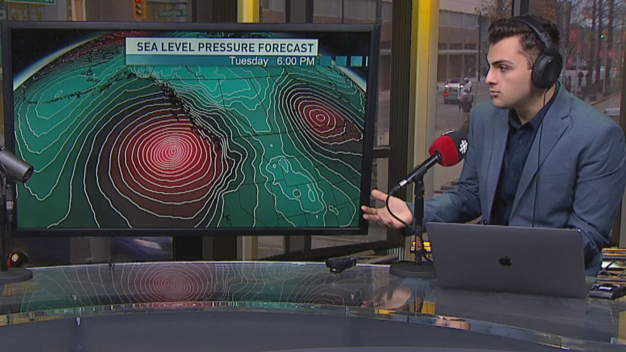 First signs of 'bomb cyclone' impact as winds pick up along Vancouver Island coast | CBC.ca