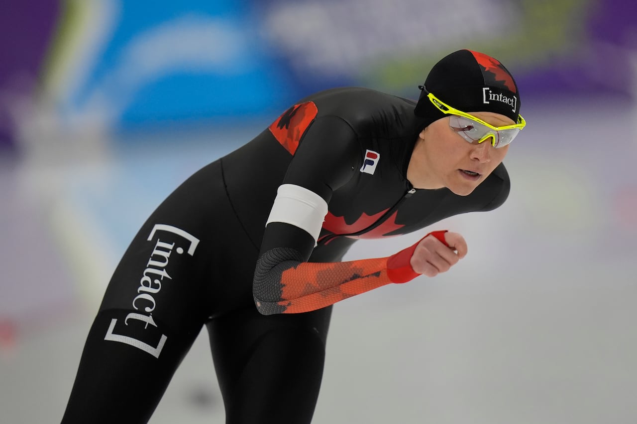 Canadian female speed skater.