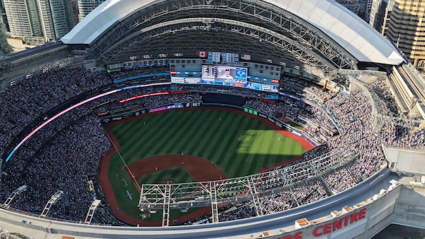 7 charged for flying drones over Rogers Centre during Blue Jays playoff run | CBC News
