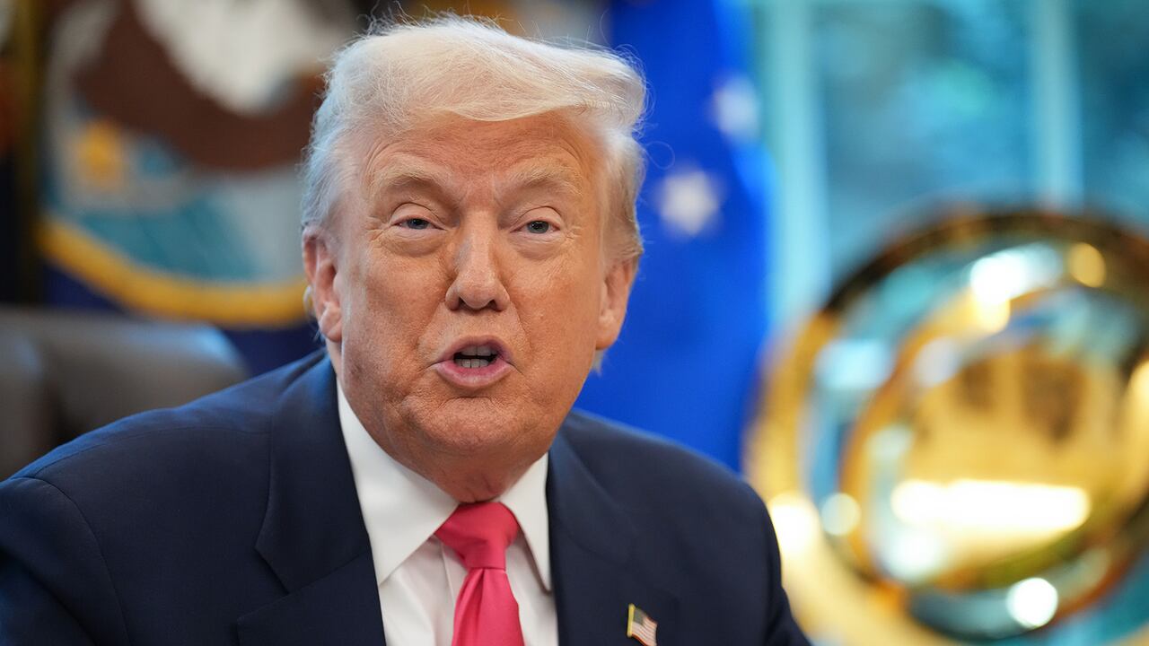 Man in suit mid speech